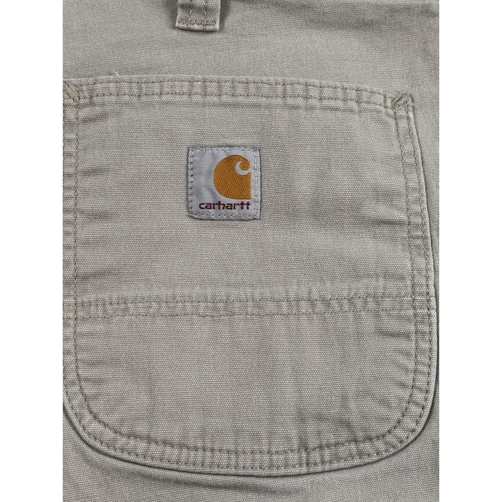 Carhartt Shorts Relaxed Fit Mens size 34 Work Tan/Beige Utility Ourdoor - Picture 10 of 10